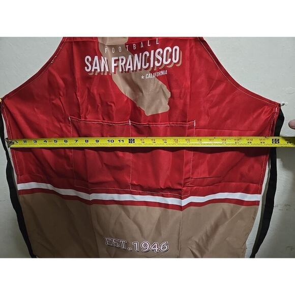 San Francisco 49ers Grilling Apron Men/Women One Size Fits Most - Picture 4 of 10